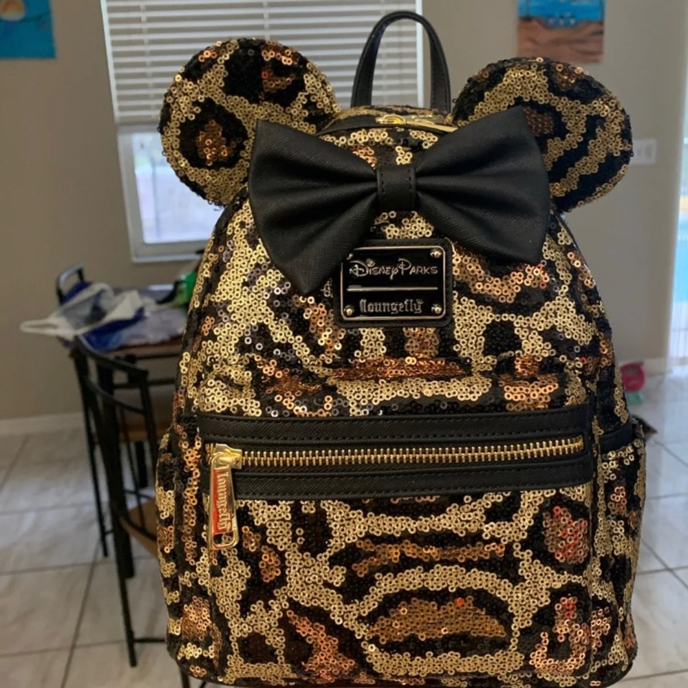 Brand New Leopard Print Sequins Loungefly